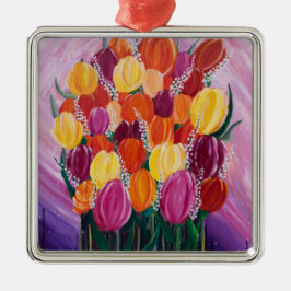 De Metal Ornamento (Tulip-git para Sair)