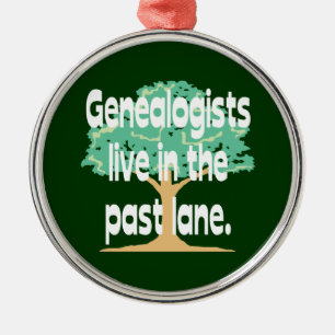 De Metal Os Genealogists vivem no ornamento passado da