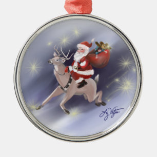 De Metal Papais noeis Fornecem Ornamento