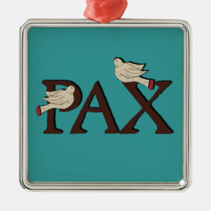 De Metal Pássaros do ornamento do Pax (paz)