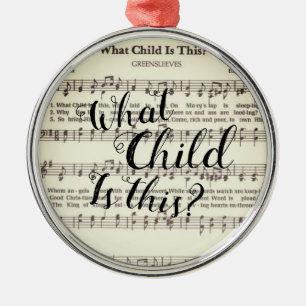 De Metal Qual Criança é este Ornamento