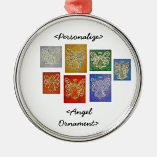De Metal Saudação Personalizada do Ornamento da Série An