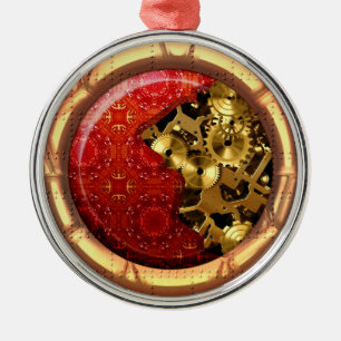 De Metal Steampunk 12 opções do ornamento