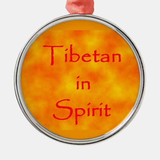 De Metal Tibetano em ornamento à volta do espírito (Frente)
