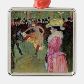 De Metal Toulouse-Lautrec, no vermelho, ornamento
