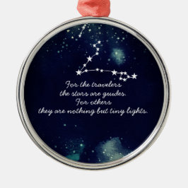 De Metal Viajantes e Estrelas - Ornamento cerâmico