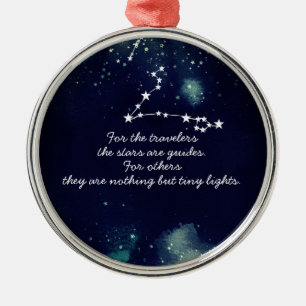 De Metal Viajantes e Estrelas - Ornamento cerâmico