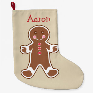 De Natal Grande Meia personalizada do pão-de-espécie