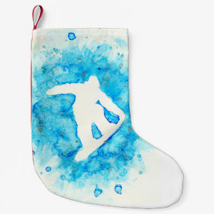 De Natal Pequena Meia da snowboarding