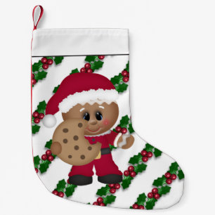 De Natal Pequena Meia do biscoito do feriado do pão-de-espécie do