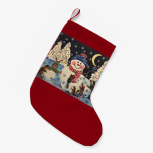 De Natal Pequena Uma meia mágica da noite
