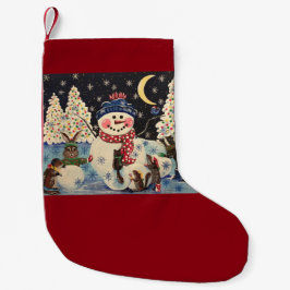 De Natal Pequena Uma meia mágica da noite