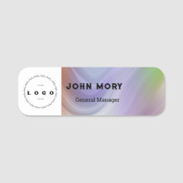 De Nome Elegante etiqueta com logotipo personalizado para