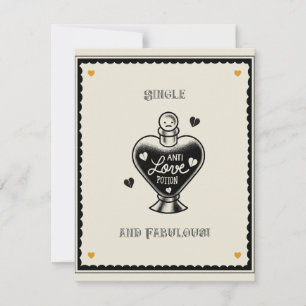 De Notas Cartão Anti-Amor Solteiro e Fabuloso