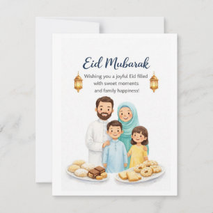 De Notas Cartão Eid Mubarak Download Instantâneo