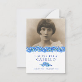 De Notas Cartão fúnebre do poema fotográfico, que não me es