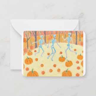 De Notas cartão halloween