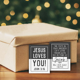 De Notas Cartão 'Made For You' - Cinza