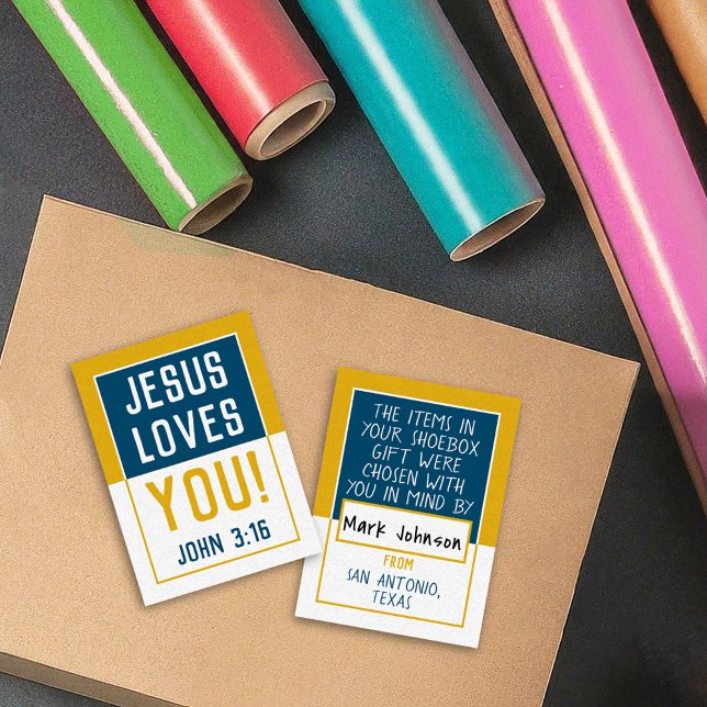 De Notas Cartão 'Made For You' - Marinho/Dourado (Criador carregado)