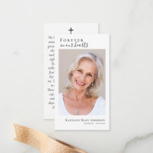 De Notas Cartão Memorial Fotográfico para sempre em nossos 