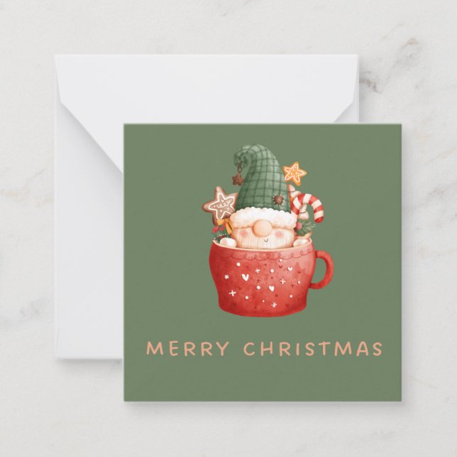 De Notas Cartão Nota Plano 2,5" x 2,5" (Frente)