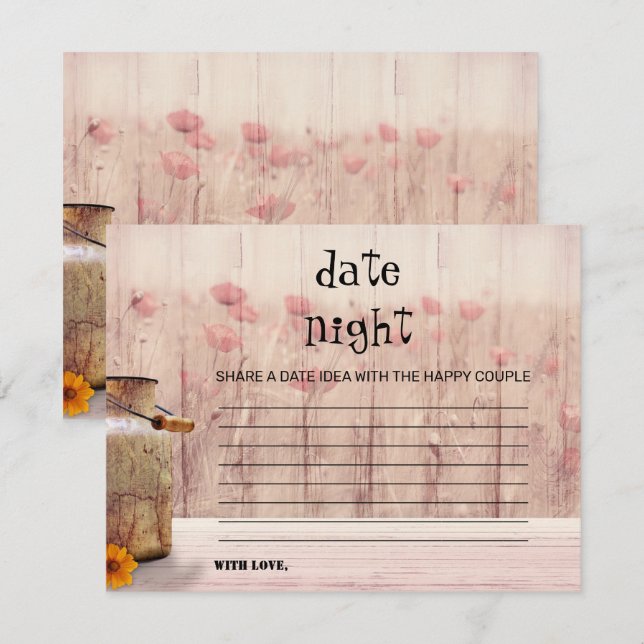 De Notas Cartão Noturno Russo Mason Jar Rosa (Frente/Verso)