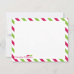 De Notas Cartão Pessoal Fuchsia Airmail