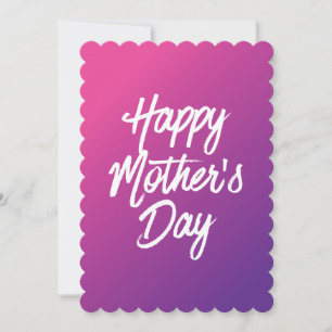 De Notas Feliz Dia das Mães no Cartão Plano
