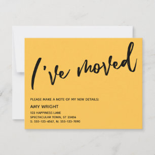 De Notas Manuscrito Casual Movi a Cartão Amarelo Apricot