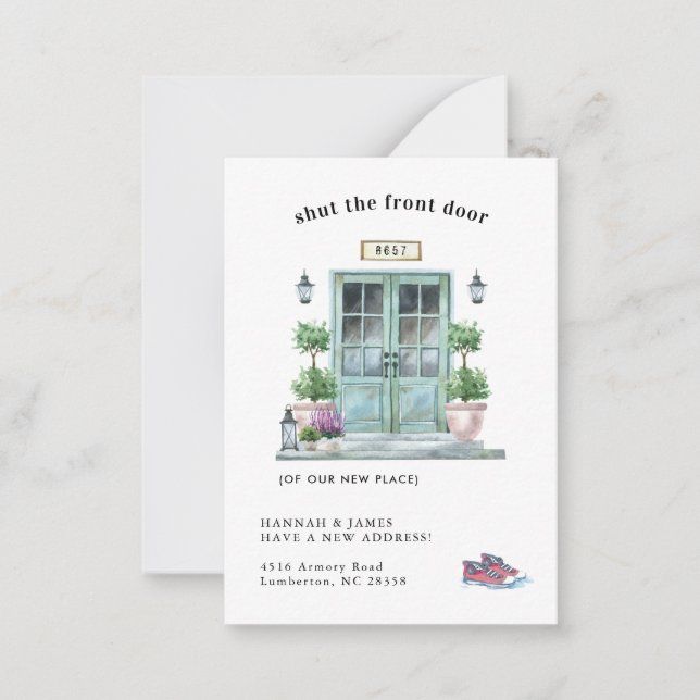 De Notas Nós nos movemos | Cartão Azul (Frente)