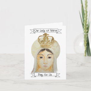 De Notas Nossa Senhora Fatima - Rezei por seu cartão