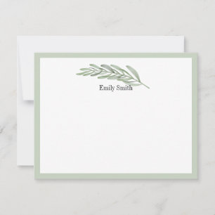 De Notas Papelaria Personalizada Cartão Plano Wild Meadow