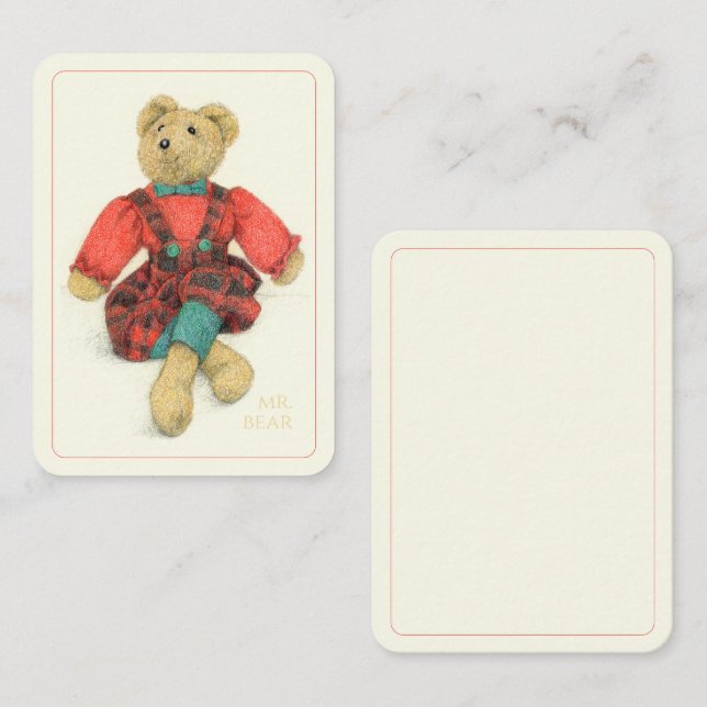 De Notas SR. URSO 3.5x2.5 Cartão Plano II (Frente/Verso)