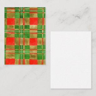 De Notas TARTAN MAC GREGOR 3,5x2,5 Cartão Plano / Vertical