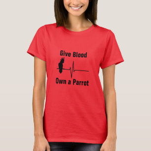 Dê o sangue, para possuir uma camisa do papagaio