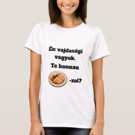 De onde você VEM? camiseta feminina de manga curta