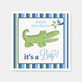 De Papel Alligator É um guardanapo personalizado