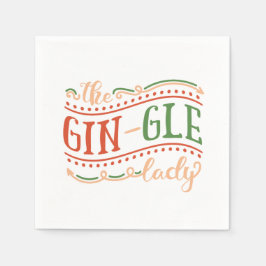 De Papel Feliz Natal da Gin-gle | Guardanapo