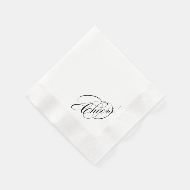 De Papel Guardanapo Cockail: Wedding Napkins (Canto)
