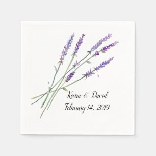 De Papel Guardanapo - design da lavanda