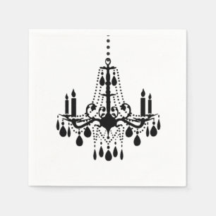 De Papel Guardanapo do candelabro