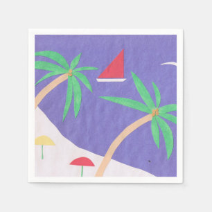 De Papel Guardanapo do cocktail com um design brilhante da