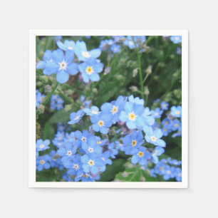De Papel Guardanapo do cocktail do *Forget-Me-Not*