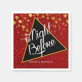 De Papel Guardanapo Elegante Brilho A Noite Antes