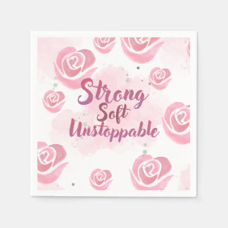 De Papel Guardanapo Feminino Rosa Claro
