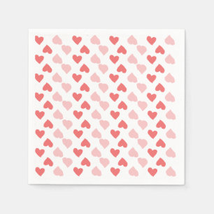 De Papel Guardanapo minúsculos dos corações