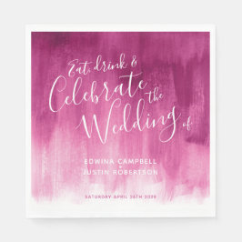 De Papel Guardanapo rosas vermelha do casamento da arte