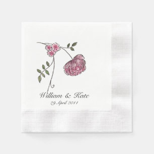 De Papel Guardanapo wedding personalizados