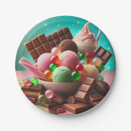 De Papel Prato Descartável para Festa