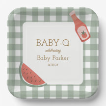 Prato Quadrado Baby-Q Ginga Verde